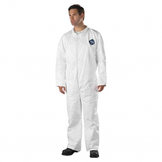 DUPONT D13397959, DUPONT TYVEK COVERALL ZIP FT- SIZE 2XL